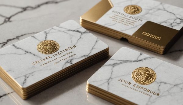 Les finitions haut de gamme pour vos cartes de visite